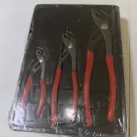 Ps3ajcst Mac Tools Three-piece Adjustable Joint Pliers Set