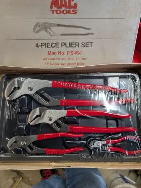 Ps4sj Mac Tools 4 Piece Plier Set