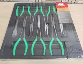 Ps711lrag Mac Tools Ps711rag 7-piece Comcination Long-reach Pliers Set-green