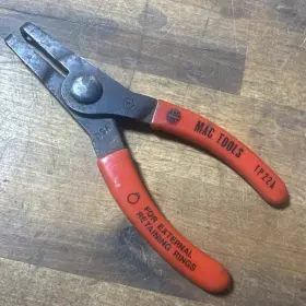 Tp22a Mac Tools Usa 90 Degree Snap Ring Pliers Internal And External Reversible