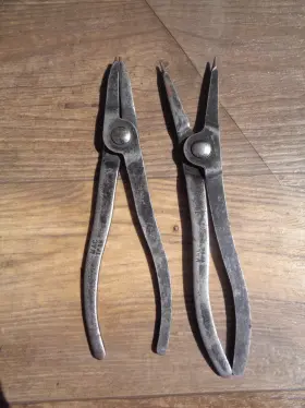 Mac Tools Tp25/tp26 Vintage Snap Ring Pliers Tp25 And Tp26
