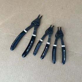Tpq32-1 Mac Tools Tpq12 Tpq34 Lot Of 3 Usa Snap Ring Pliers Black Handle 3pc Set