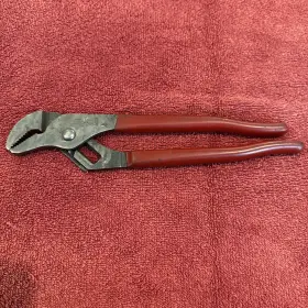 M420g Mac Tools W420g 9-3/4 Inch Slip Joint Pliers Red Handle Usa
