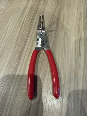 Wsc8b Mac Tools Angled Wire Crimper/cuter/stripper - Red