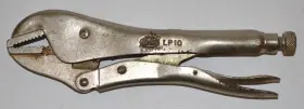Lp10 Malco 10 Inch Straight Jaw Locking Pliers Great Working Condition Rare