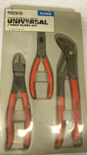 Pu3sa Matco/knipex Tools 3pc Universal Pliers Set #pu3sa Made In Germany