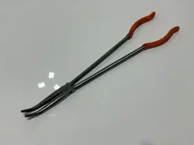 Pno161b Matco Tools Xl 16 Inch Long Bent Nose Needle Pliers - Orange Ergo Grip