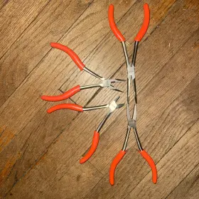 Boa01 Matco Tools 4 Piece Orange Handle Plier Set