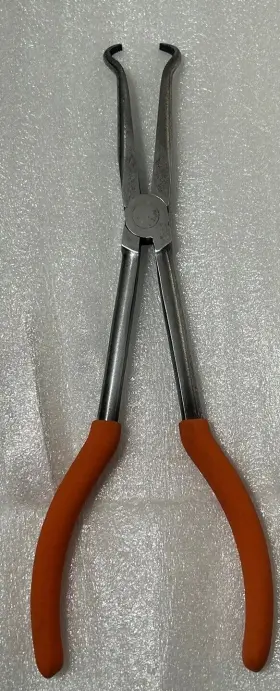Hg024 Matco Tools 10 Inch Hose Grip Pliers Orange Non-locking Vintage Great Condition