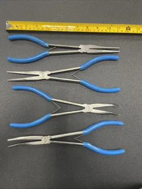 Lrp1b Matco Tools 4-piece Extra Long Needle Nose Plier Set- Blue