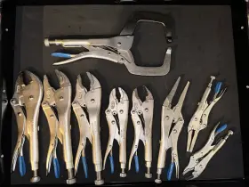 Mlcj10b Matco Tools 9 Piece Locking Plier Set Limited Edition