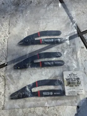 Mst687 Matco Tools New 3pc Mini Wire Strippers / Cutters Crimpers Set Part#