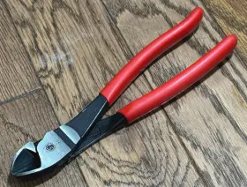Pbdc-8 Matco Tools Pbdc8 Bent Angled Diagonal Cutters Pliers 8 Inch Long High Leverage Wire Side
