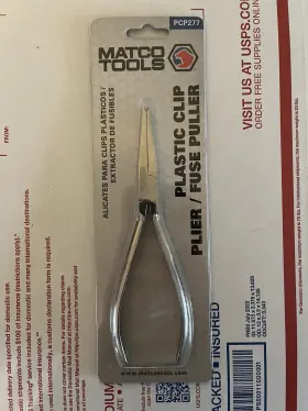 Pcp277 Matco Tools New Stainless Steel Plastic Clip And Fuse Removal Pliers -