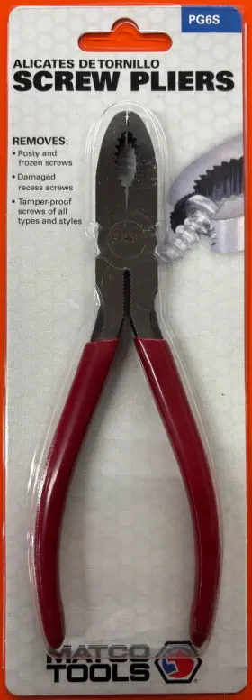 Pg6s Matco Tools Screw Pliers