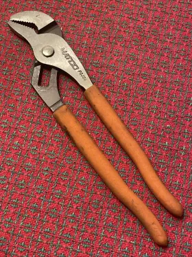 Pgj9b Matco Tools Orange 9.5 Inch Groove Joint Pliers