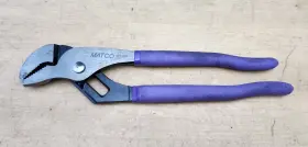 Pgj9p Matco Tools - 9-1/2 Inch Long Purple Soft Grip Groove Joint Pliers