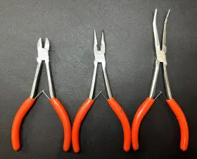 Pmdo6p Matco Tools 3-piece 6.5 Inch Long Nose 6 Diagonal Cutting 7 Bent Pliers