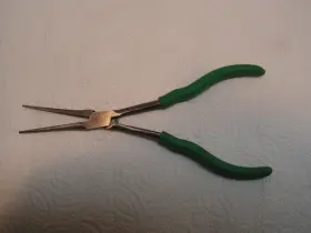 Pmno6 Matco Tools Green Grip 7-1/4 Inch Needle Nose Pliers Spring Non-cutting