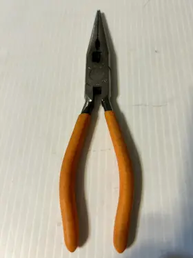 Pnnc7b Matco Tools 8 Inch Needle Nose Pliers With Side Cutters Orange Cushioned Handle Usa