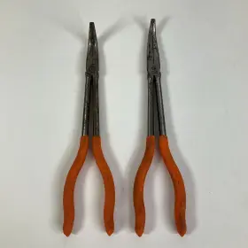 Pno111b Matco Tools Pno112b Set Of 2 Bent Nose Pliers And Orange Handles