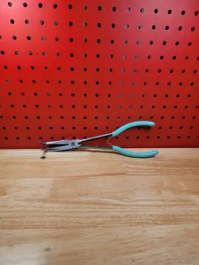 Pno112tt Matco Tools 90 Tip Needle Nose Bent Pliers Teal Handles