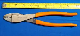 Pwc909 Matco Tools Wire Crimping Pliers 10 Inch Orange Handle Vg Condition