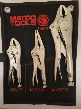 Smlp3 Matco Tools 3 Piece Locking Pliers Set Vise Grip
