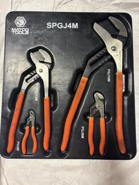 Spgj4m Matco Tools 4 Piece Groove Joint Pliers Set - Orange Spgj4m Matco Tools 4 Piece Groove Joint Pliers Set - Orange
