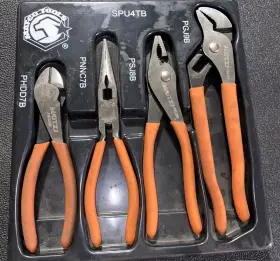 Spu4m Matco Tools 4 Pc. Universal Plier Set - Orange