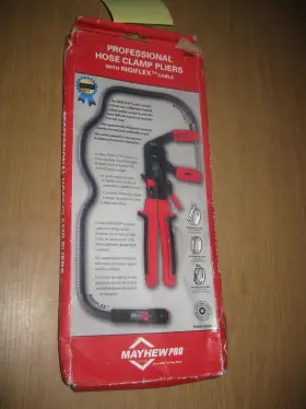 28690 Mayhew Ratcheting Flexible Cable Hose Clamp Pliers New Other