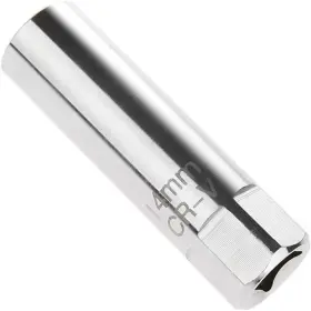 Meriton 743070494019 14mm 12 Point Thin Wall Spark Plug Socket 3/8 Inch Removal Tool Silver