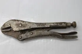 1451 Mf Vintage Usa 8 Inch Locking Grip Pliers Straight Jaw