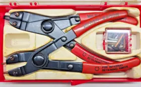 4460r Milbar 4440r 4450r Retaining Snap Ring Pliers Kit With Tips In Case And