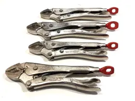 48-22-3610 Milwaukee 48-22-3607/ Tools 4 Piece Max Bite Locking Plier Set 48-22-3607 Nice