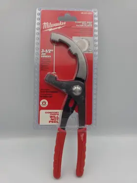 48-22-6321 Milwaukee Comfort Grip Pvc/oil Filter Pliers