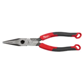Milwaukee Tool 045242595525 8 Inch Long Nose Comfort Grip Pliers Usa