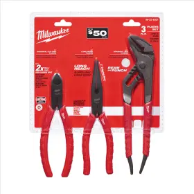 48-22-6331 Milwaukee Tool Comfort Grip Pliers Kit - 3 Pc