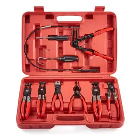 Mpngsqn009-00 Orion Motor Tech Omt 9pc Hose Repair Kit With Long Reach Clamp Swivel Jaw For Fuel Oil Work