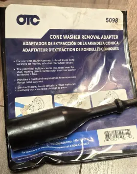 5098 Otc Hd Truck Axle Hub Cone Washer Removal Adapter .401 Air Hammer Tool #5098