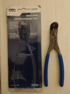 20-12ga Otc 5950d Pro 7 Inch Angled Wire Stripper/ Cutter Pliers #5950d