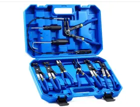 Sz6742-b Other 9pc Hose Clamp Clip Remover Pliers Wire Long Reach Kit Fuel Oil Water Tool