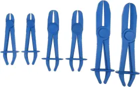 Sz100130094662rk-1 Petchor Plastic Hose Clamp Pliers 6pcs Flexible Line Pinch Off Set Blue
