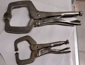 6r-11sp Petersen Dewitt 2 Irwin Vise Grip Usa Locking Clamp Pliers 6r 11sp