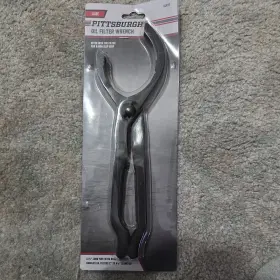 61477 Pittsburgh Oil Filter Pliers 11-3/4 Inch L X 2 To 4-1/4 Capacity Tool