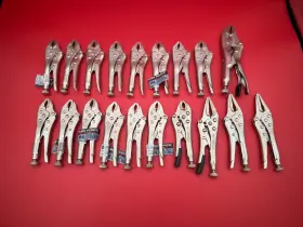 Pittsburgh Automotive 53948 Pittsburg And Task Force Locking Pliers Set Of 19. New