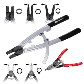 240178 Powerbuilt 2 Pc. 16 Inch / 7 Snap-ring Piston Ring Pliers Set -