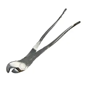84-4653-usa Powerkraft 84-4653 Battery Pliers Vintage Rust And Owner Marks