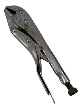 84-4706 Powr-kraft Locking Grip Pliers Working Condition Some Surface Rust 10 Inch