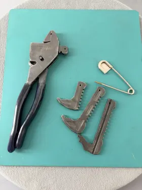 Powr Kraft M-4645 Vintage Pliers Plierwrench With 4 Removable Jaws Usa Inch Rare